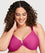 Glamorise Front-Closure Smoothing WonderWire Bra - Berry Bras 