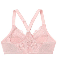 Glamorise Front-Closure T-Back WonderWire Bra - Blush Bras 