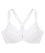 Glamorise Front-Closure T-Back WonderWire Bra - White Bras 