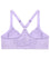 Glamorise Front-Closure T-Back WonderWire Bra - Soft Lilac Bras 