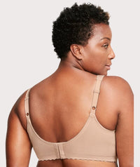 Glamorise MagicLift Cotton Support Wire-free Bra - Cafe Bras 