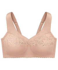 Glamorise MagicLift Cotton Support Wire-free Bra - Cafe Bras 