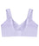 Glamorise MagicLift Cotton Support Wire-free Bra - Lilac Bras 