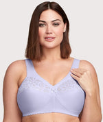 Glamorise MagicLift Cotton Support Wire-free Bra - Lilac Bras 