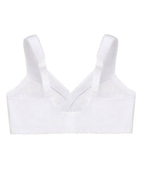 Glamorise MagicLift Cotton Support Wire-free Bra - White Bras 