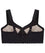 Glamorise MagicLift Cotton Support Wire-free Bra - Black Bras 