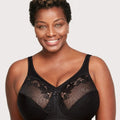 Glamorise Magiclift Minimizer Wire-Free Bra - Black