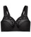 Glamorise MagicLift Minimizer Wire-free Bra - Black Bras 