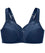 Glamorise MagicLift Minimizer Wire-free Bra - Blue Bras 