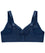 Glamorise MagicLift Minimizer Wire-free Bra - Blue Bras 