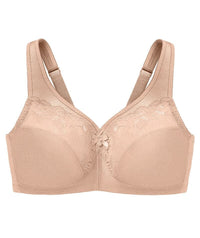 Glamorise MagicLift Minimizer Wire-free Bra - Cafe Bras 