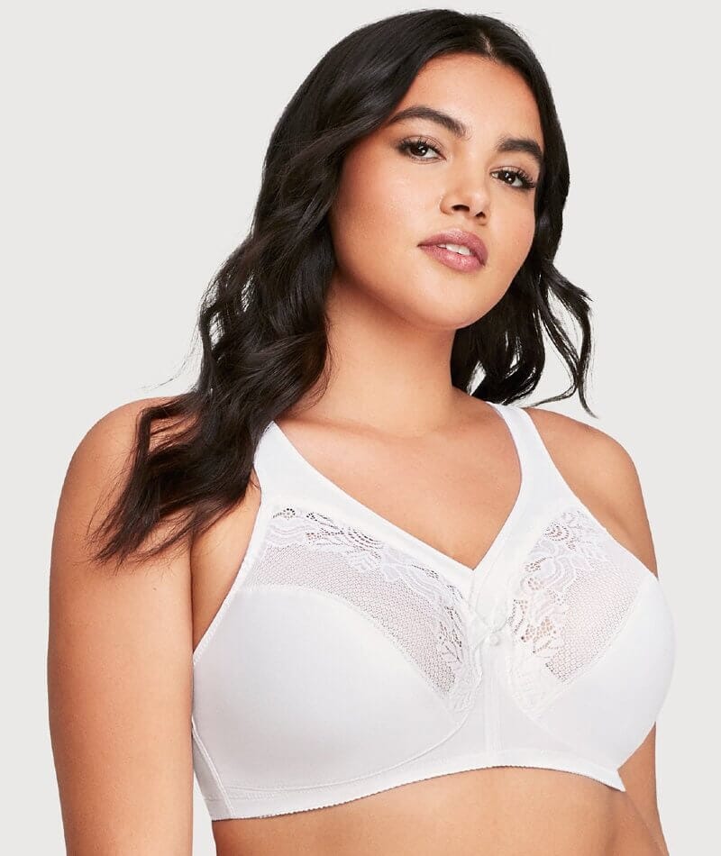Minimizer Bras White, Bras for Large Breasts