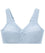 Glamorise MagicLift Moisture Control Wire-free Bra - Light Blue Bras 