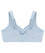 Glamorise MagicLift Moisture Control Wire-free Bra - Light Blue Bras 