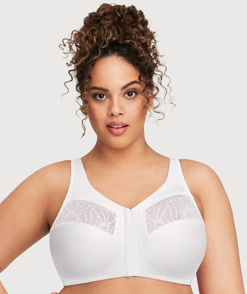 Leading Lady Lillian Back Smoothing Front Close Wire-free Bra - Whisper Nude