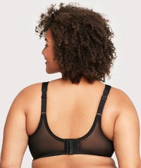 Glamorise MagicLift Natural Shape Support Wire-free Bra - Black Bras 