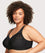 Glamorise MagicLift Natural Shape Support Wire-free Bra - Black Bras 