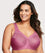 Glamorise MagicLift Natural Shape Support Wire-free Bra - Red Violet Bras 