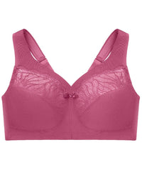 Glamorise MagicLift Natural Shape Support Wire-free Bra - Red Violet Bras 