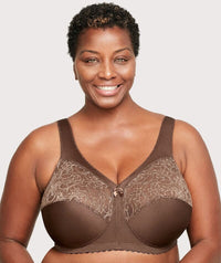 Glamorise MagicLift Original Wire-free Support Bra - Mocha Bras 