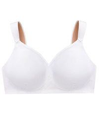 Glamorise MagicLift Seamless Support Wire-free T-Shirt Bra - White Bras 