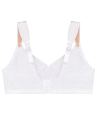 Glamorise MagicLift Seamless Support Wire-free T-Shirt Bra - White Bras 