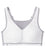 Glamorise No-Bounce Camisole Elite Wire-free Sports Bra - White/Gray Bras 