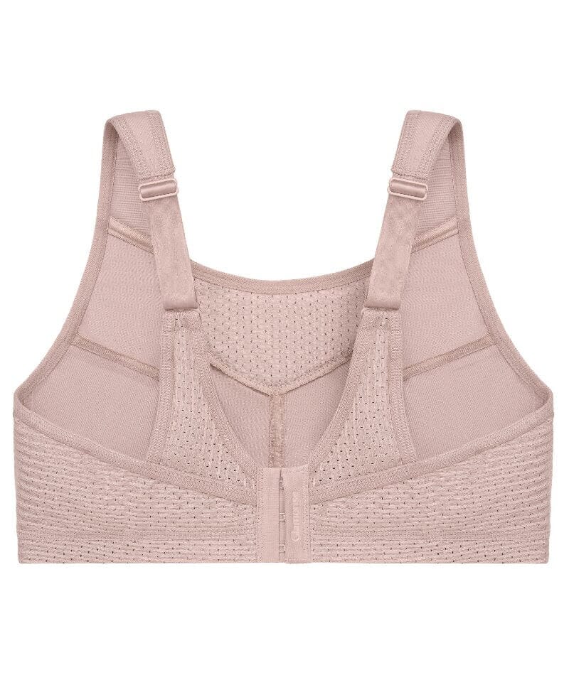 Buy IRISES Women Sports Bra Bounce Control High Impact Support Full  Coverage Wirefree Adjustable Hook Camisole Top (C, Beige) at