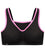 Glamorise No-Bounce Camisole Wire-free Sports Bra - Black/Pink Bras 