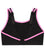 Glamorise No-Bounce Camisole Wire-free Sports Bra - Black/Pink Bras 