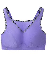 Glamorise No-Bounce Camisole Wire-free Sports Bra - Purple Bras 