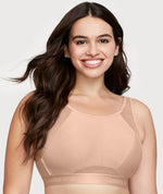 Glamorise No-Sweat Mesh Sports Bra - Cafe Bras 