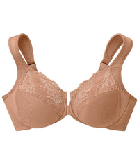 Glamorise WonderWire Front-Closure Bra - Cappuccino Bras 