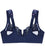 Glamorise WonderWire Front-Closure Bra - Navy Print Bras 