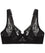 Glamorise WonderWire Front-Closure Stretch Lace Bra - Black Bras 