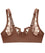 Glamorise WonderWire Front-Closure Stretch Lace Bra - Mocha Bras 