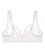 Glamorise WonderWire Front-Closure Stretch Lace Bra - White Bras 