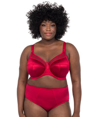 Goddess Keira Underwired Banded Bra - Crimson Bras 