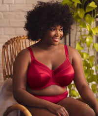 Goddess Keira Underwired Banded Bra - Crimson Bras 