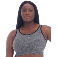 Goddess Sport Wirefree Sports Bra - Pewter Heather Bras 