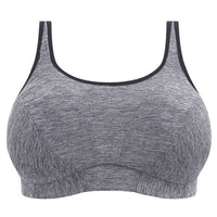 Goddess Sport Wirefree Sports Bra - Pewter Heather Bras 