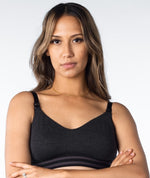 Hotmilk Elevate Cotton Multifit Wire-free Nursing Bra - Black Marle Bras 