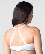 Hotmilk Icon Cotton T-Shirt Wire-free Nursing Bra - White Bras 