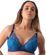 hotmilk Project Me Warrior Plunge Bra - Powder Blue Bras 