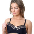 Hotmilk Show Off Nursing & Maternity Wire-Free Bra - Black