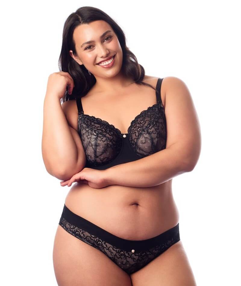 Hotmilk Temptation Maternity & Nursing Bra - Black - Curvy