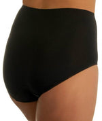 Jockey No Ride Up Microfibre Full Brief - Black Knickers 