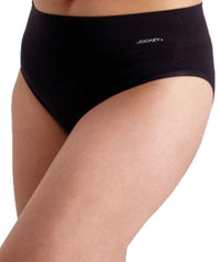 Jockey Skimmies Hi Cut Brief - Black Briefs 