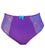 Lady Emprezz Frenchie High Waist Brief - Purple/Aqua Knickers 