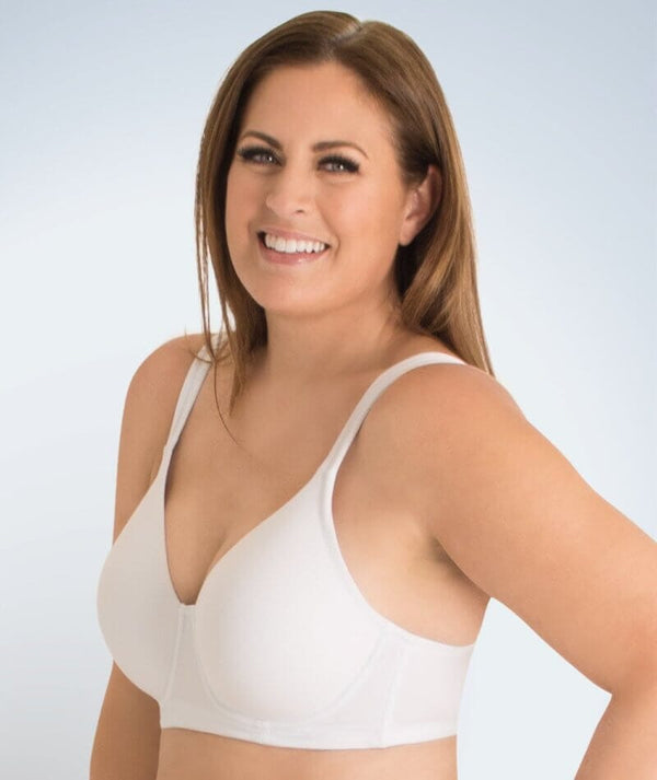 Leading Lady Lightly Padded Contour Underwired Bra White Curvy